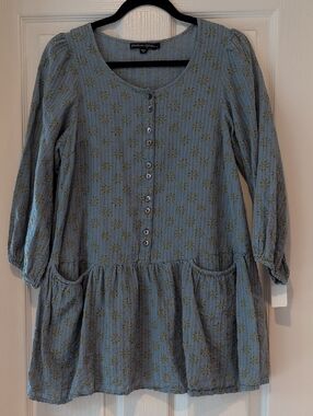 Gudrun Sjödén Light Blue Floral Tunic